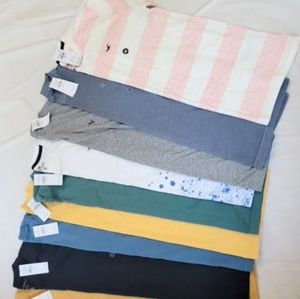 NWT Mens AMERICAN EAGLE Short Sleeve Tee Shirt, Lot of 9 XS